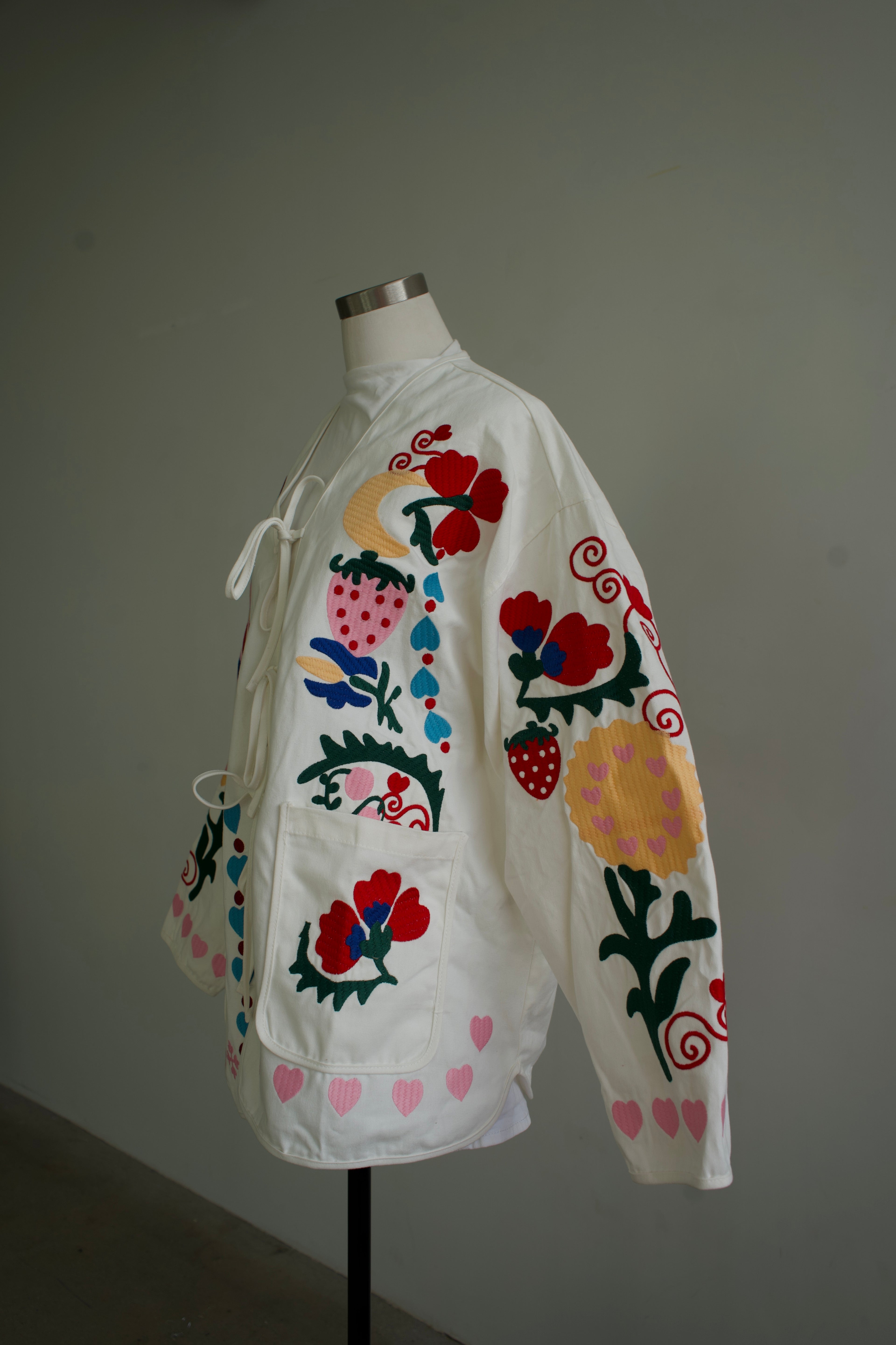 Flores Embroidered Jacket