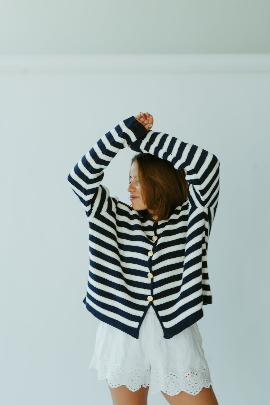 Chic Stripes Cardigan