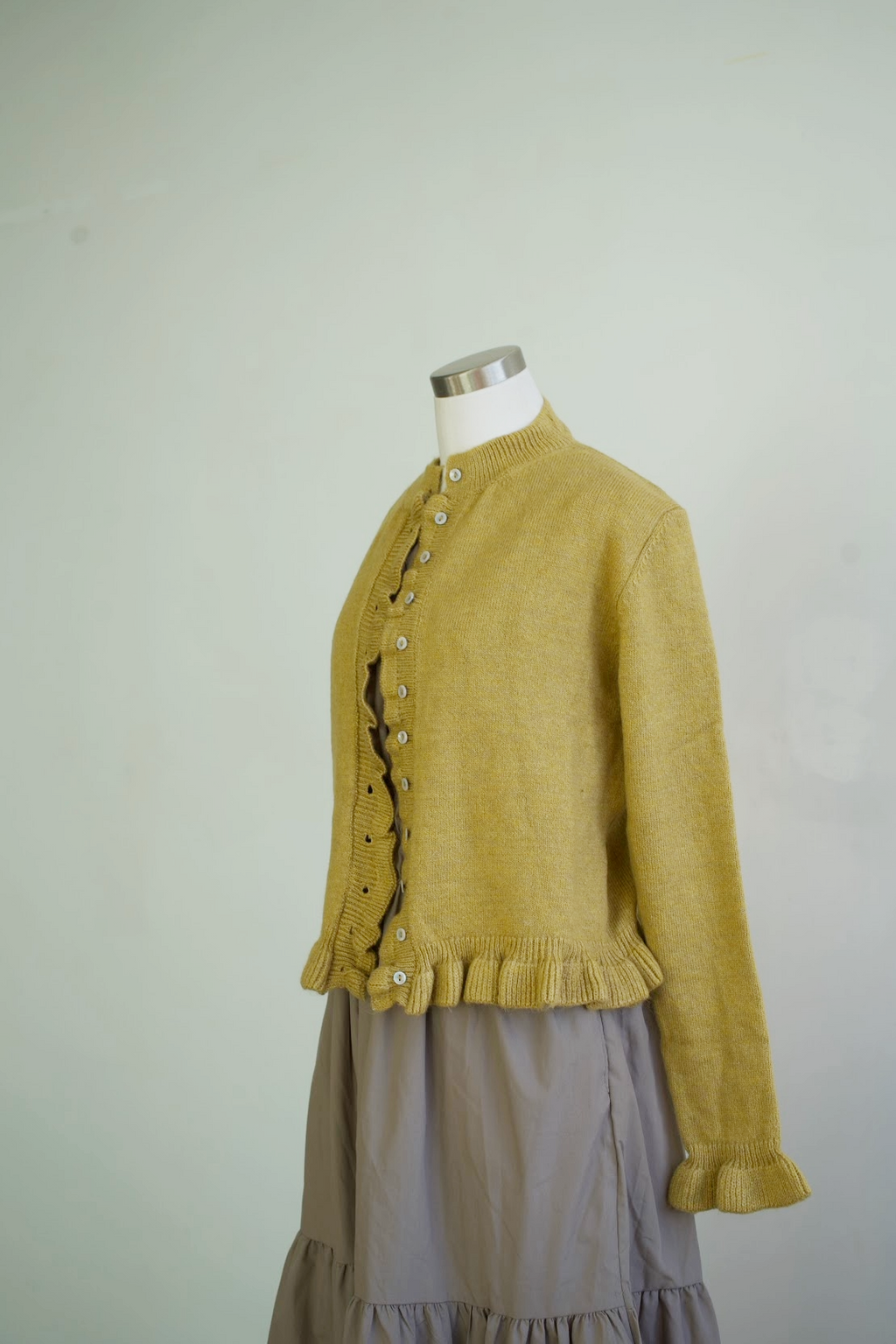 Mustard Knit Cardigan