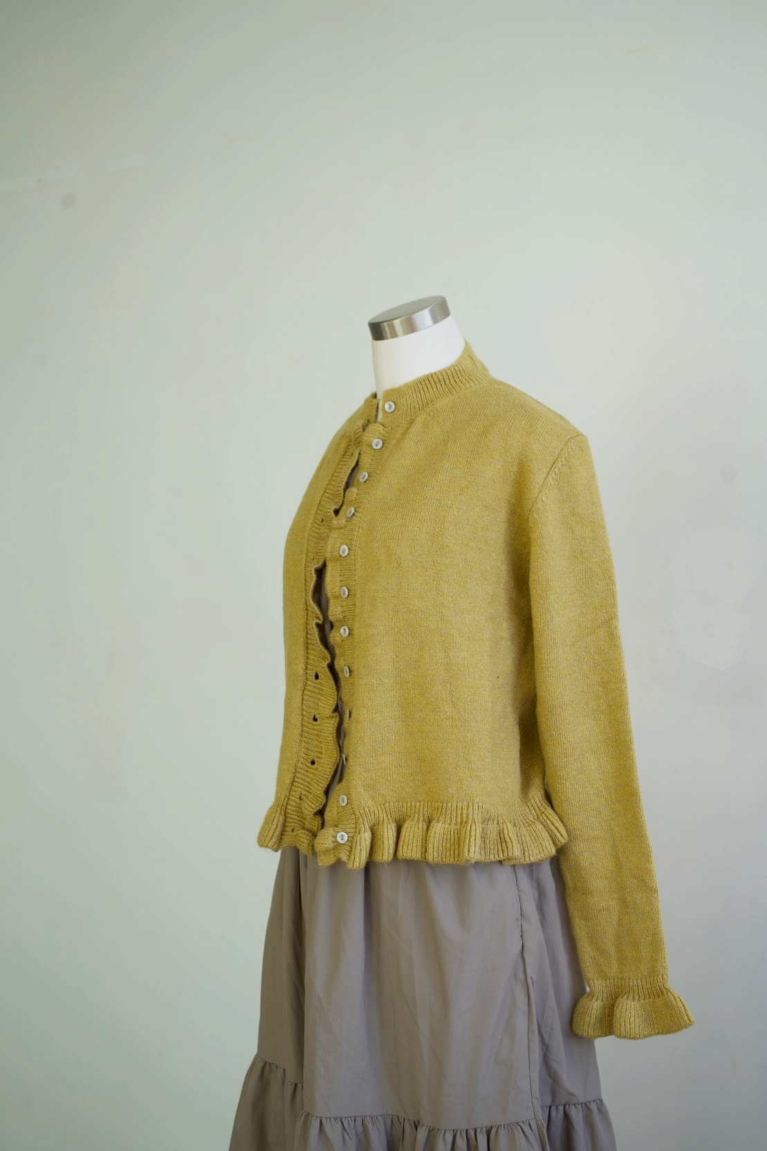 Mustard Knit Cardigan
