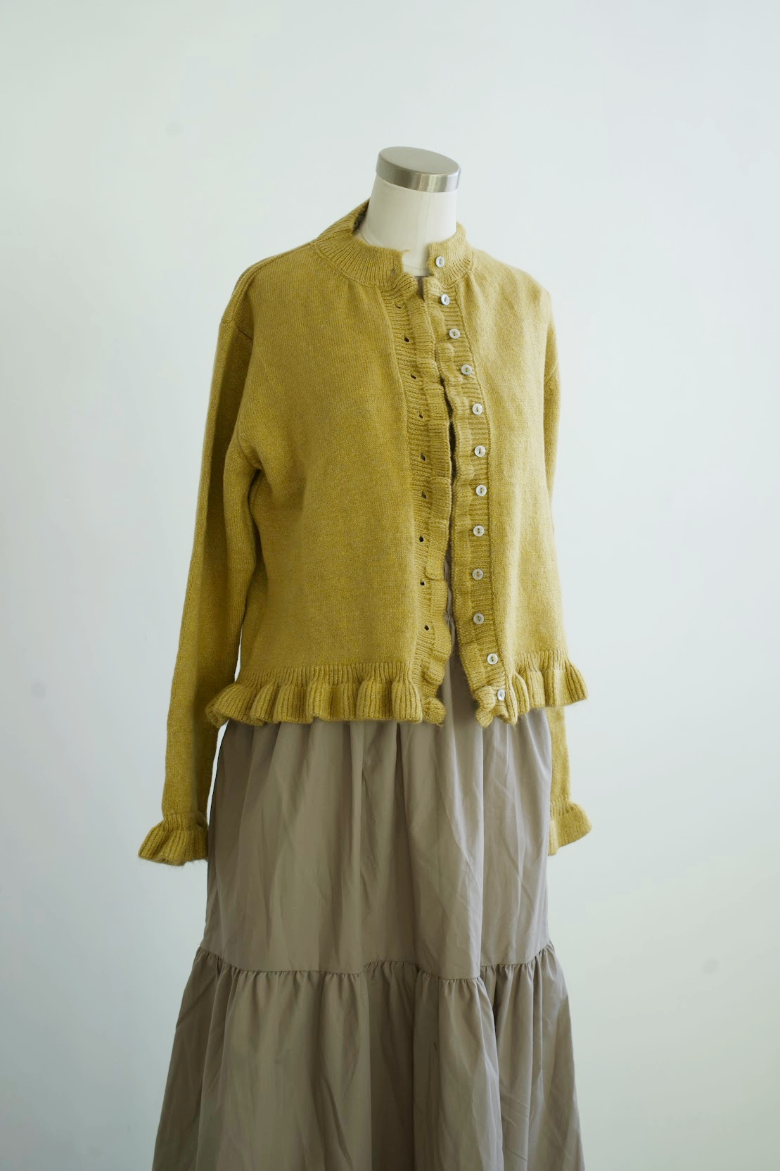 Mustard Knit Cardigan