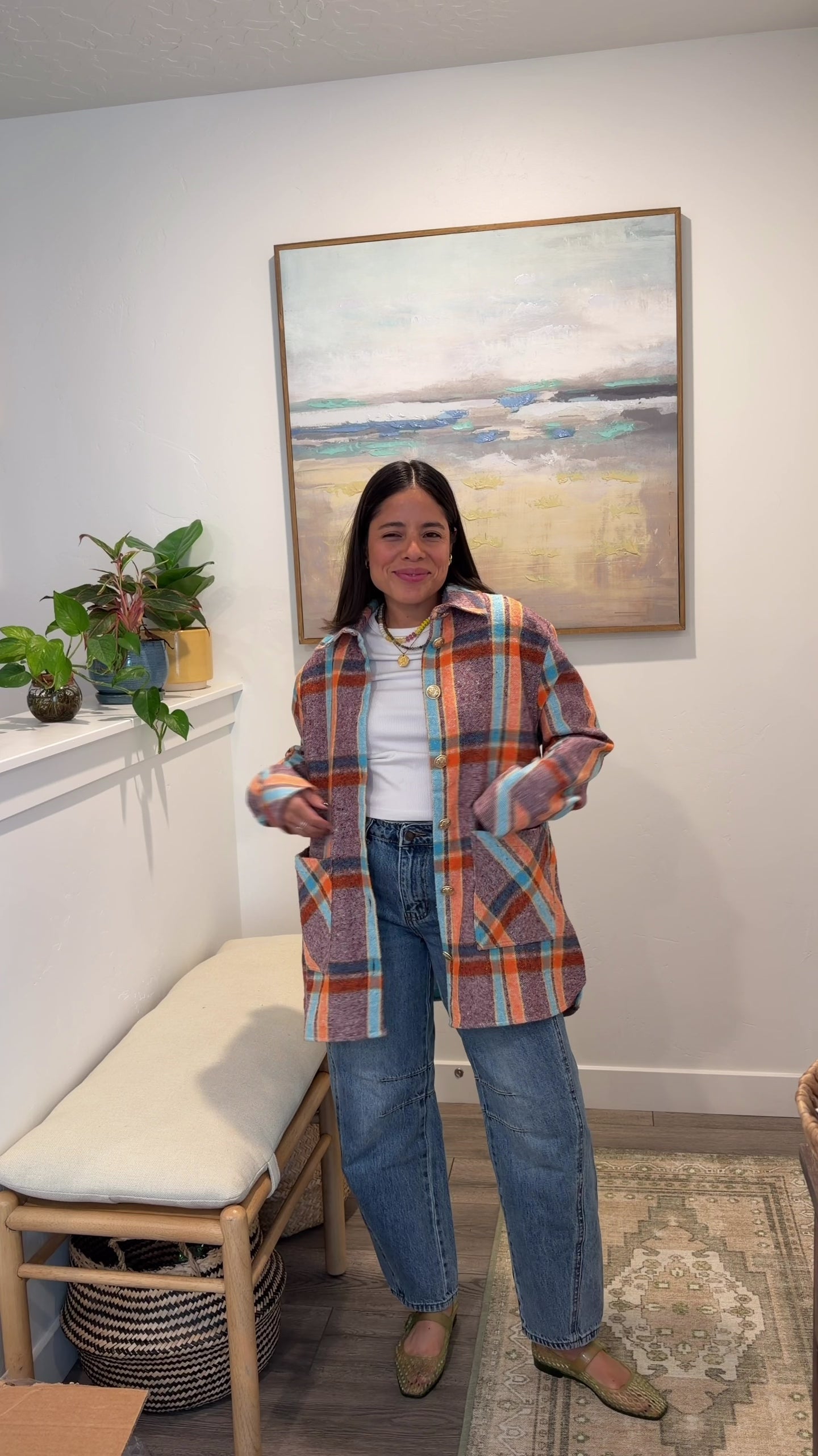 Autumn Checkered Jacket