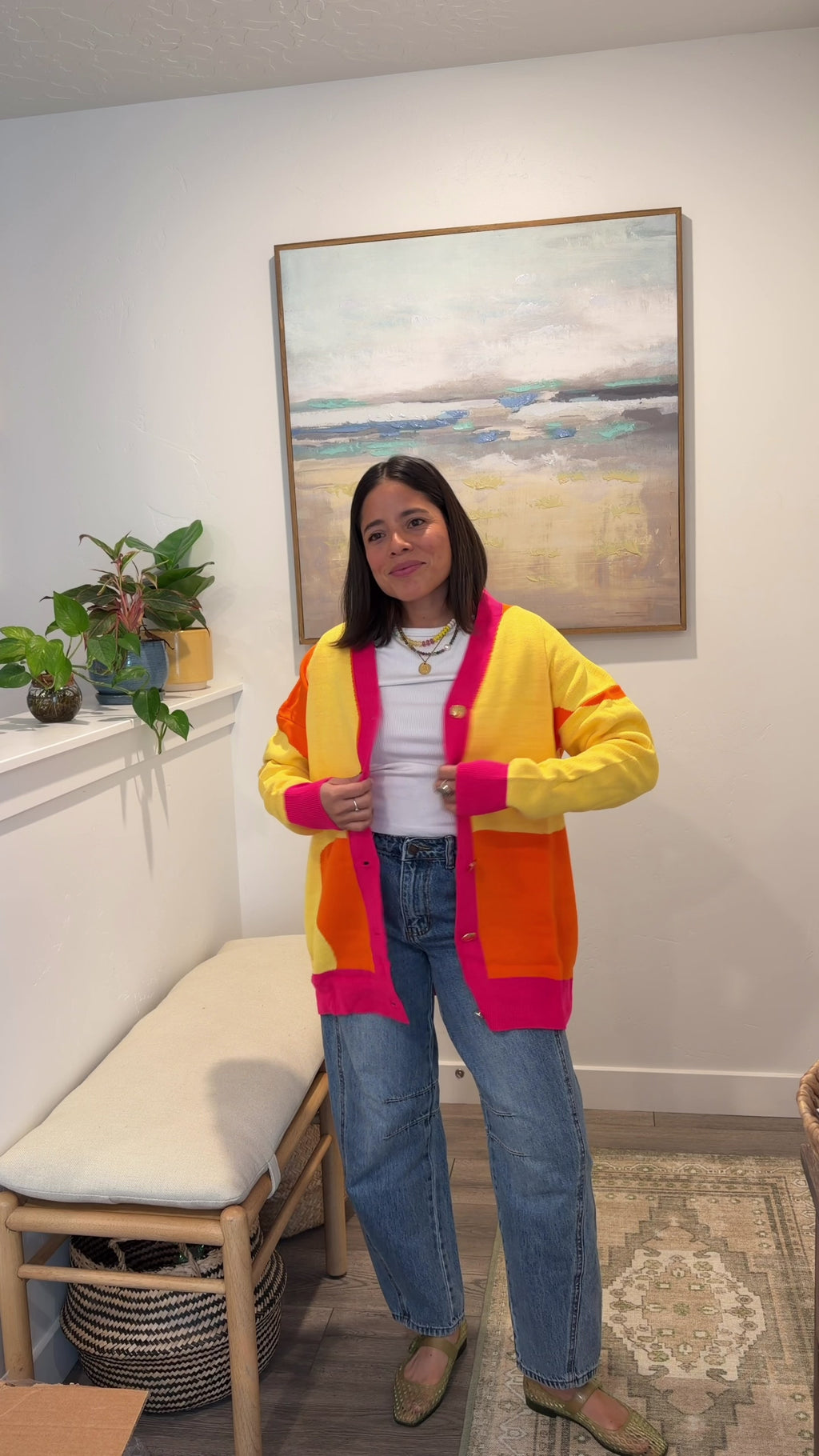 Sunset Pop Cardigan